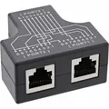 Produktbild: InLine® Cat.5e STP T-Adapter (Port-Doppler), RJ45 Buchse an 2x RJ45 Buchse