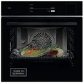 Produktbild: AEG Backofen 9000 TP9SB82WAB, Steam Clean, Sous‐Vide & Auto‐Dampf für zarte, saftige Gerichte, Made in Germany schwarz