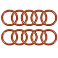 Produktbild: 10pcs Silikon O-Ring 19mmx14,2mmx2,4mm VMQ Dichtring Dichtungsring Dichtung rot