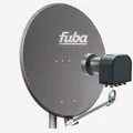 Produktbild: Sat Komplettset - Fuba Satellitenschüssel 80cm anthrazit + Octo LNB 8 Teilnehmer
