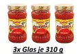 Produktbild: 3x Suntat Paprikamark mild Paprikapaste im Glas 310g Antep Tatli Biber Salcasi