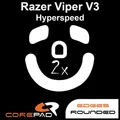 Produktbild: Corepad Skatez Razer Viper V3 HyperSpeed Ersatz Mausfüße Hyperglides Teflon