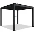 Produktbild: Juskys Pergola Lamellendach Tahiti 3 x 3 m Anthrazit