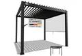 Produktbild: Juskys Terrassendach Tahiti, BxT: 300x300 cm, Lamellendach, Pergola für Garten, Terrasse, stabil & wetterfest