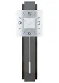 Produktbild: AMS Pendelwanduhr 7313 (Quarzuhr,Holzgehäuse,Esszimmer,Wohnzimmer,Made in Germany)