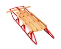 Produktbild: COSTWAY Schlitten Rodel 137cm, 150kg belastbar, Holz, für Kinder+Erwachsene
