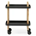 Produktbild: Normann Copenhagen Block Serviertisch, Stahl, Schwarz, 64x50x35cm