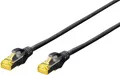 Produktbild: Digitus DK-1644-A-020/BL RJ45 Netzwerkkabel, Patchkabel CAT 6a S/FTP 2.00m Schwarz Halogenfrei, verdrillte Paare, mit