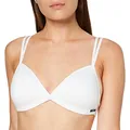 Produktbild: Skiny Damen Skiny Damen Triangel Gepaddet Cotton Essentials B gelloser BH, Weiß, 80A EU
