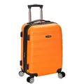 Produktbild: Rockland Melbourne 51 cm Erweiterbares Handgepäck aus ABS Koffer-Set, 38 Liter, Orange
