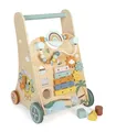 Produktbild: small foot Lauflernwagen „Safari“ aus Holz, 3 Seiten, Räder mit Gummiringen, Lauflernhilfe für Kinder ab 1 Jahr, 12640