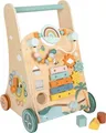 Produktbild: Lauflernwagen „Safari“, Xylophon, Steckspiel, Zahnradspiel, Lernuhr, Holz