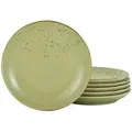 Produktbild: Creatable Desserttellerset, Salbeigrün, Keramik, 6-teilig, rund, Essen & Trinken, Geschirr, Teller, Kuchenteller