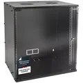 Produktbild: HMF Serverschrank Netzwerkschrank, Serverschrank 19 Zoll, 12 HE, 400 mm Tiefe, Glastür, Schwarz schwarz 12 HE 