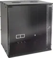 Produktbild: HMF Netzwerkschrank Serverschrank 19 Zoll 12 HE schwarz Stahlgehäuse