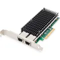 Produktbild: Digitus 10Gbps Dual Port Ethernet Server Adapter (Mini PCI Express) (DN-10163)