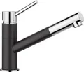 Produktbild: Blanco Küchenarmatur KANO-S Küchenarmatur Niederdruck silgranitschwarz/chrom 527652