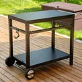 Produktbild: Royal Gourmet Grillwagen Grilltisch Outdoor Werkbank Servierwagen 85x50 cm