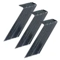 Produktbild: Work-it Zelthering Zeltheringe Set 36 Stück Stahlheringe mit Haken Camping Hering, (36-St), Stahl verzinkt, mit Haken, 25x190x4mm, 36 Stück