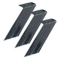 Produktbild: 36 Zeltheringe Stahlheringe 19cm mit Haken Stahl Hering Erdnagel Heringe Set