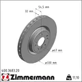 Produktbild: Zimmermann 400.3683.20 Bremsscheibe für MERCEDES BENZ M KLASSE GLE W166 C292