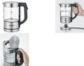 Produktbild: Severin WK3458 Wasserkocher Edelstahl-gebürstet / schwarz (WK3458)
