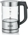 Produktbild: SEVERIN Wasserkocher 0.5 Liter 1100 W gebürsteter Edelstahl/Glas (WK3458)
