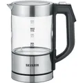 Produktbild: Severin WK 3458 Wasserkocher, 1100 Watt, 500 ml, edelstahl-gebürstet/schwarz 