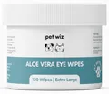 Produktbild: pet wiz Aloe Vera Augenwischtücher für die Reinigung von Hunden und Katzen, Größe XL, 1 Dose