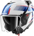 Produktbild: SHARK, Modularer Motorradhelm OXO SIKTER White Chrome Blue WUB, M
