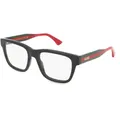 Produktbild: Gucci GG1870O Unisex-Brille inkl. Gläser Vollrand Eckig Acetat-Gestell 53/19/145, schwarz