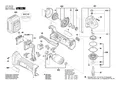 Produktbild: Bosch Ersatzteile für GWS 18-125 V-LI Akku-Winkelschleifer