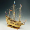 Produktbild: Half Moon Schiffsmodell 1:50 Baukasten - Historisches Hudson Schiff