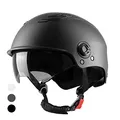Produktbild: Westt Scooter Helm Fahrradhelm Skaterhelm für Herren und Damen E Scooter E-Bike Roller Helm mit getöntem Sonnenvisier für Jugendliche und Erwachsene