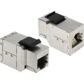 Produktbild: Keystone-Modul RJ45 Buchse > RJ45 Buchse Cat.6 für Keystone Halterungen mit 19,2x14,9 mm