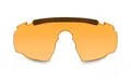 Produktbild: Wiley X | Saber Advanced | Schießbrille & Sportbrille Herren | Perfekt als Laufbrille Fahrradbrille & MTB Brille │ 100% UVA/UVB-Schutz | Nur Gläser (Helles Orange)