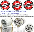 Produktbild: BOSCH MOTOR ORIGINAL 2609199591 Passend für: GSR14,4-2-LI und GSR18-2-LI