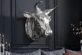 Produktbild: riess-ambiente Wanddekoobjekt TORERO 65cm silber, Metall · Stierkopf · Modern Design · Wohnzimmer · Schlafzimmer