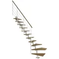 Produktbild: DOLLE Mittelholmtreppe, Metall, 11 Stufen, max. Geschosshöhe - weiss