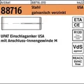 Produktbild: 20er PACK(Stk) UPAT 088716001000200000 Einschlaganker R 88716 USA M 20 Stahl gal