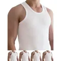 Produktbild: normani Unterhemd 5 Stück Herren-Unterhemd Doppelripp mit Doppelrippung weiß 6/S