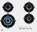 Produktbild: Electrolux KGG6437W Ebene Kochen 60CM Weiß 4BRUCIATORI aus Gusseisen Bedienteil