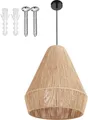 Produktbild: tectake® Pendelleuchte Pendelleuchte Suri Boho-Stil, Wickeltechnik, 40 W 40,5 x 47 cm