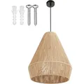 Produktbild: TecTake GmbH tectake Pendelleuchte Suri aus Jute im Boho-Stil, 40W  natur - 406077
