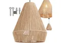 Produktbild: tectake Deckenleuchten Pendelleuchte Suri aus Jute im Boho-Stil, 40W, Stilvolle Wandbeleuchtung mit gemütlichen Lichtakzenten