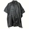 Produktbild: 3 in 1 Poncho Outdoor Survival Zelt Sommerschlafsack schwarz verschweisst