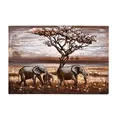 Produktbild: Garden Pleasure Wandbild 3D Elefanten, Metall