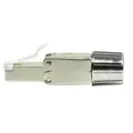 Produktbild: LogiLink MP0080 - CAT.8.1 feldkonfektionierbarer RJ45 Stecker Grau, Edelstahl