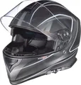 Produktbild: rueger Integralhelm Motorradhelm Kinder Motorrad Integral Bobber Sturz Helm Pinlock LNP-GY XL (61-62)