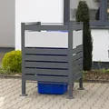 Produktbild: Westmann Mülltonnenverkleidung Planum 1er Box,anthrazit,80 x 80 x 120 cm (B x T x H)